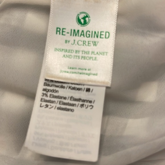 J.Crew, size 12, navy and white gingham, ruffled mini dress - Picture 8 of 9